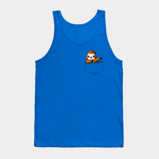 Dabbing Pocket Lazy Tank Top